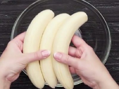 Банановые маффины с начинкой