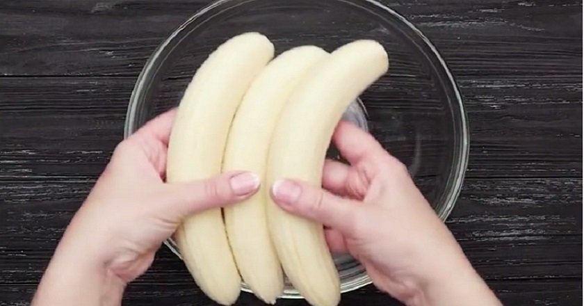 Банановые маффины с начинкой