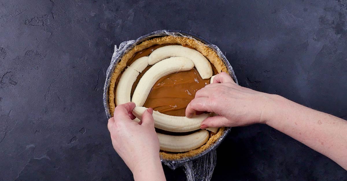 чизкейк с бананами