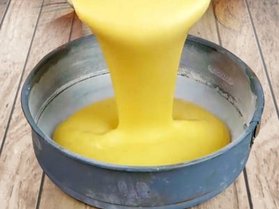 Влажный банановый пирог на молоке