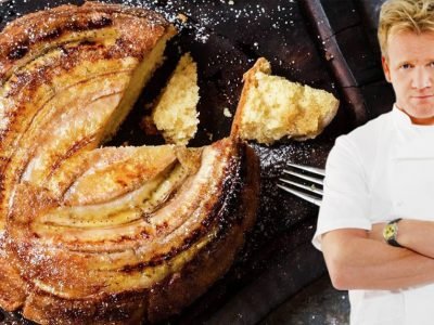 Банановый пирог-перевертыш