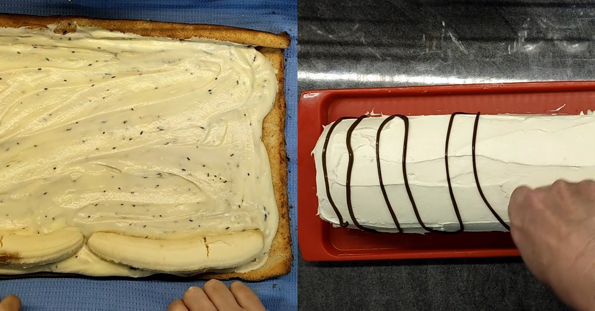 рулет из банана