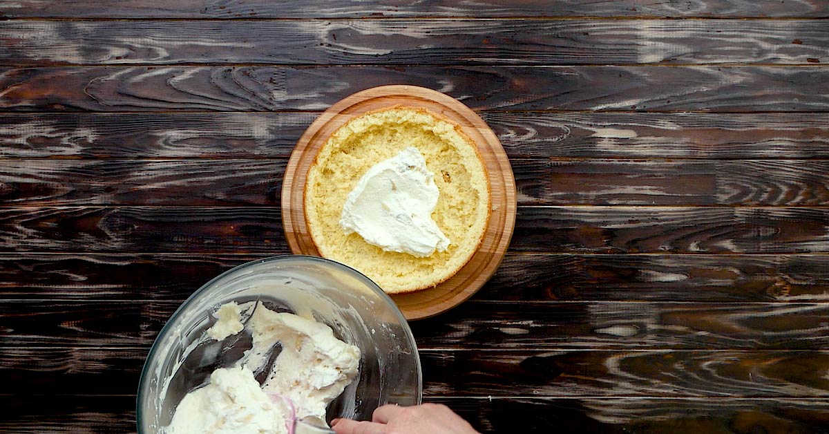 бисквит с банановым кремом