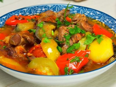 Ароматная басма с бараниной: традиционное узбекское блюдо