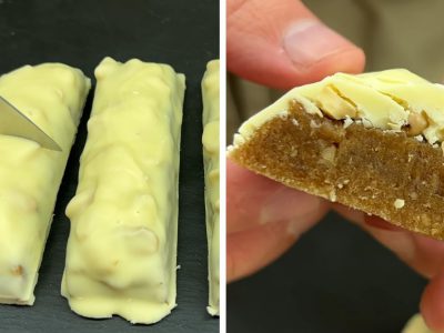 Питательный батончик из фиников и орехов