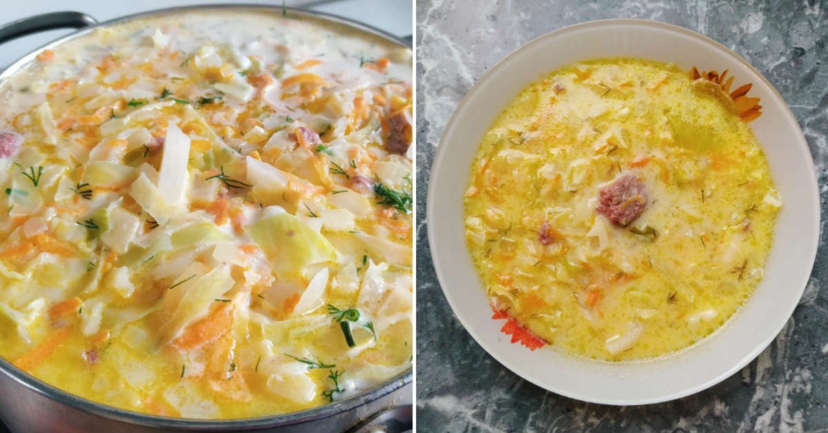 белые щи с капустой
