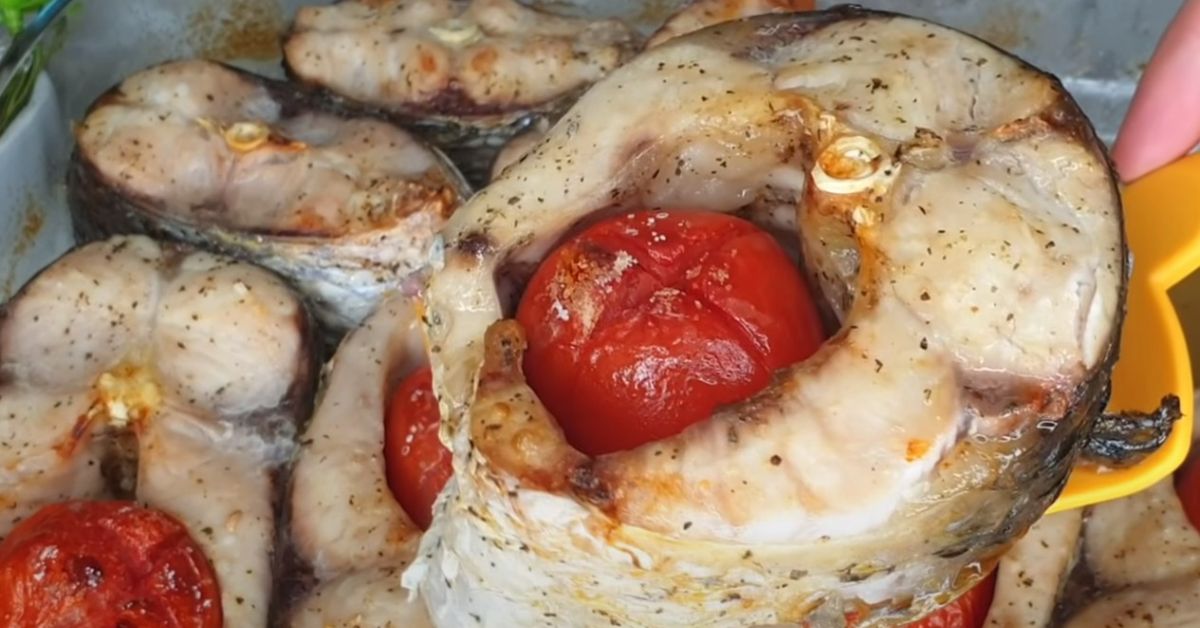 🐟Рыба белый амур в духовке