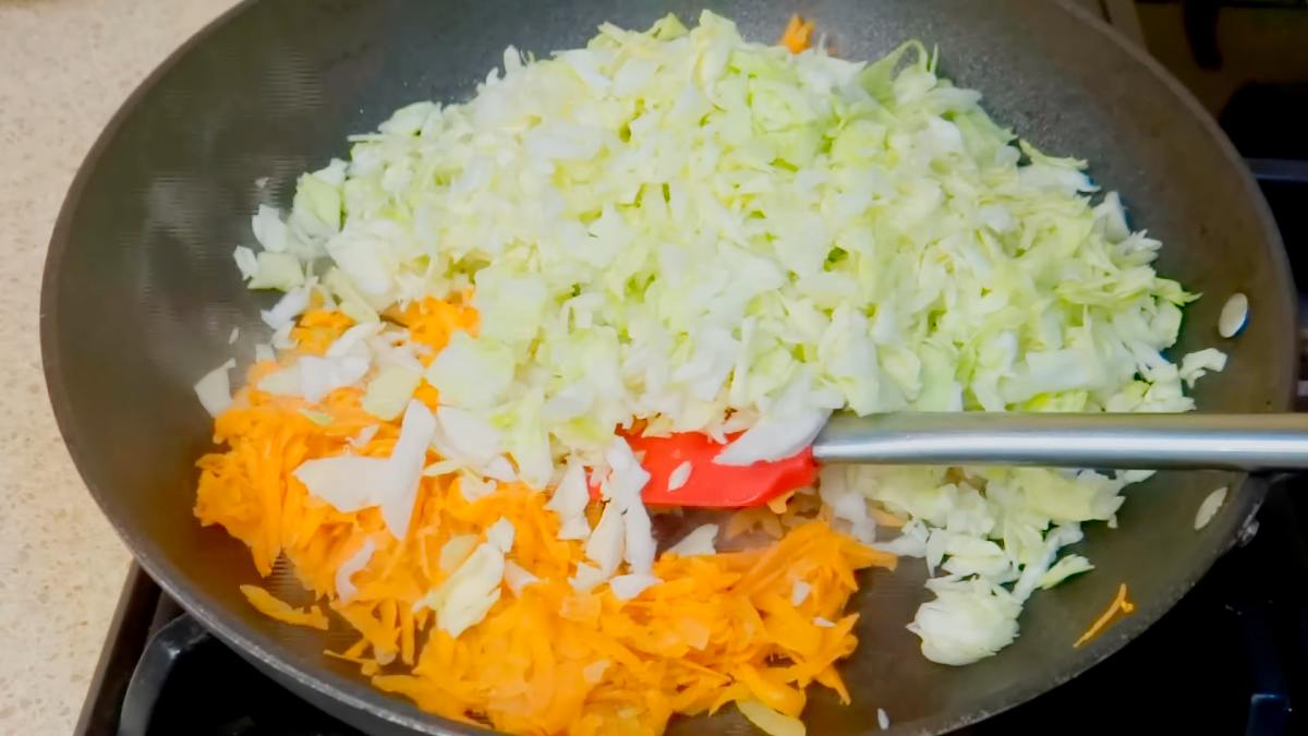 овощи на сковороде