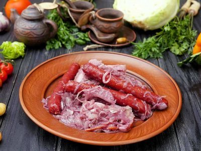 Бигос с сосисками