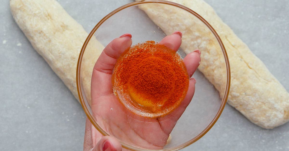 паприка с яйцом