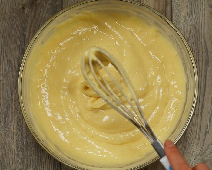 Бисквит на водяной бане, приготовление теста