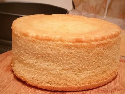 Бисквит в кастрюле