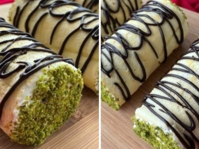 Бисквитные пирожные с кремом, как в магазине