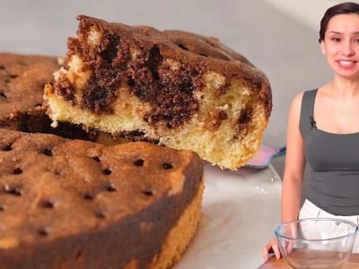 Бисквитный пирог с сиропом