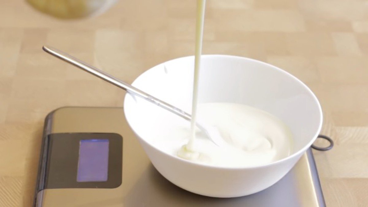 сметана со сгущенкой