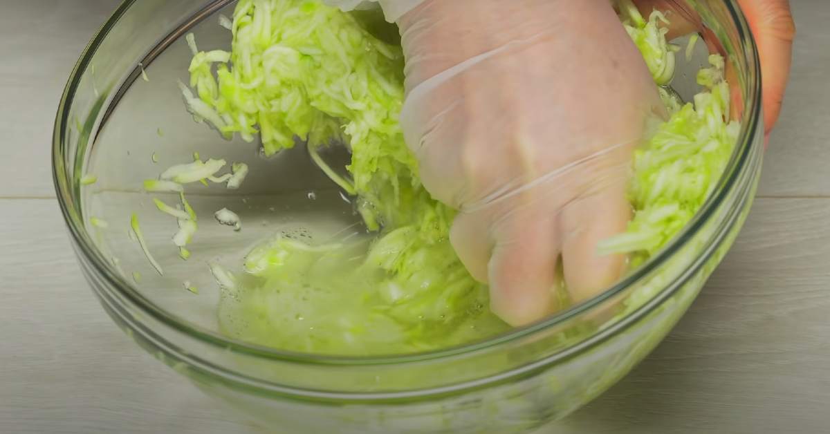 тертые кабачки