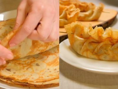 Блинчики на шпажках