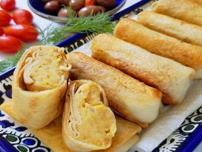 Блинчики с хумусом