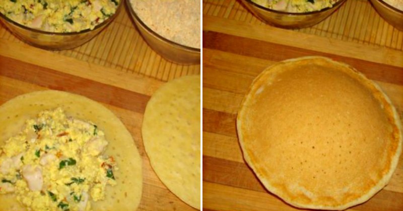 блинчики с начинкой