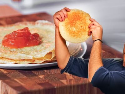 Блинчики с пшеном от Евгения Клопотенко