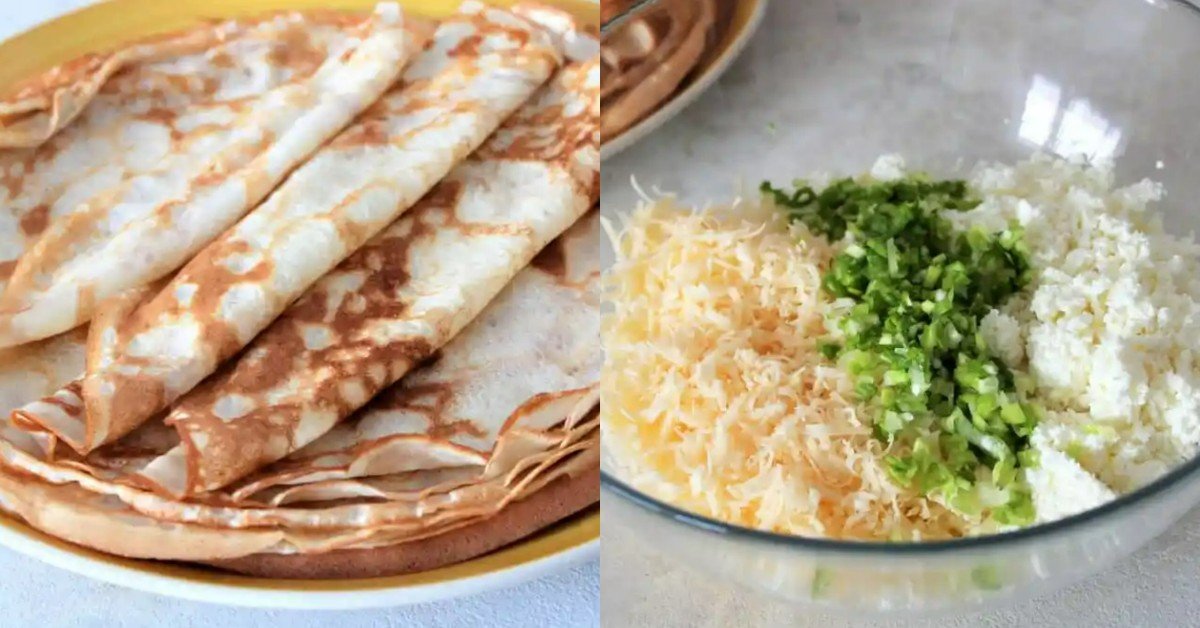 блинчики с сыром