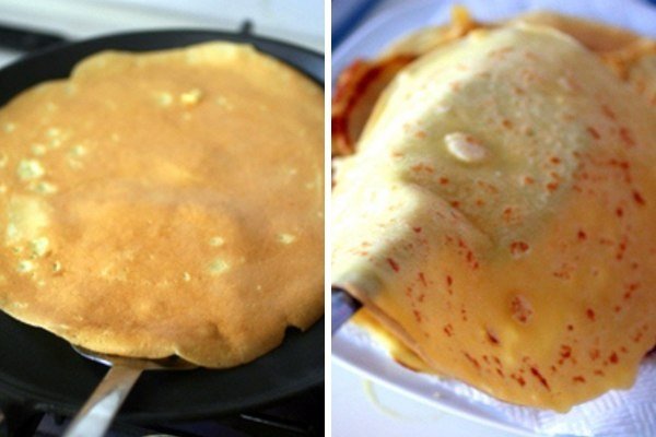 Несладкие блинчики, рецепт