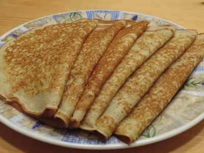 Блинчики с ветчиной