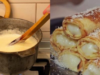 Блинчики с заварным кремом