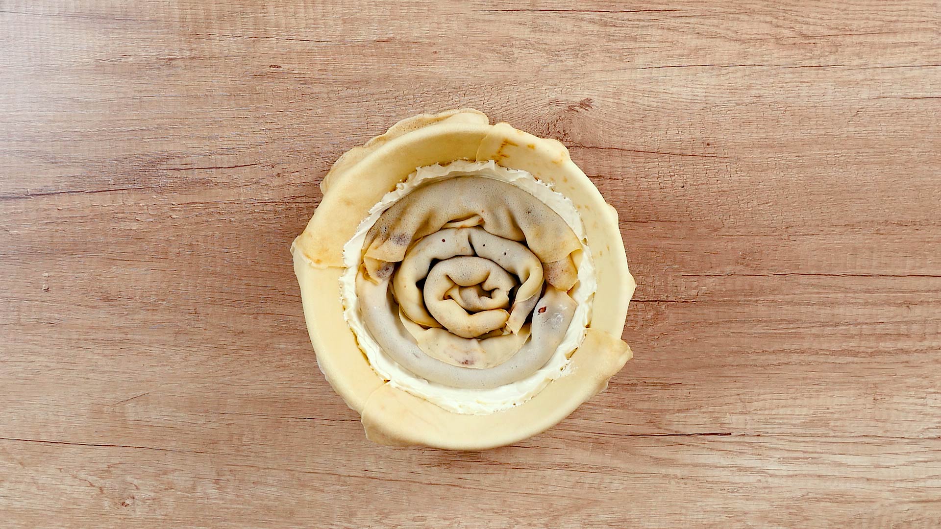 трубочки из блинчиков