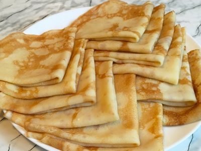 Блины без дырочек