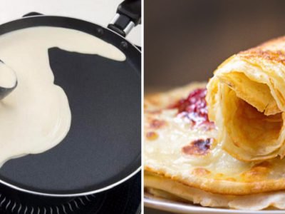 Блины без яиц на молоке