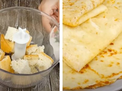 Блины из черствого хлеба