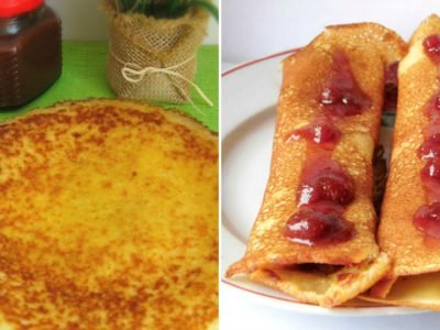 Блины из кукурузной муки на ряженке