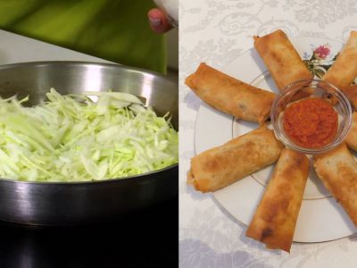 Блины с капустой