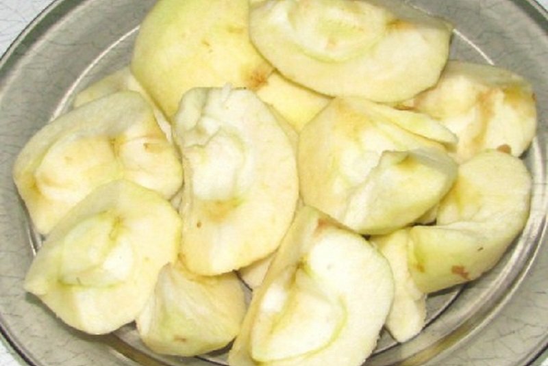 подготовка яблок