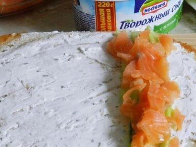 Блины с семгой