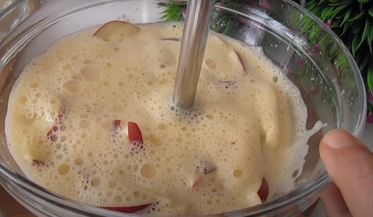 яблоки с яйцами