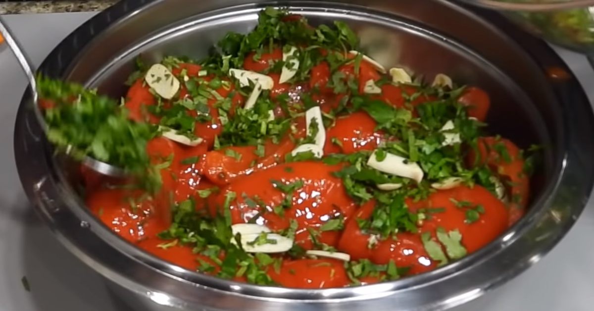 перец с зеленью