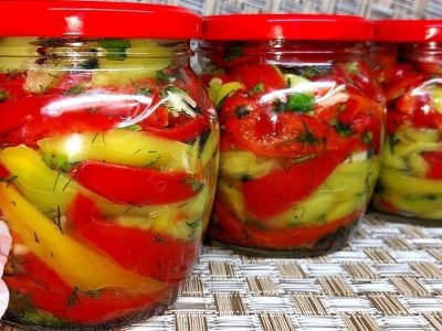 Болгарский перец на зиму: рецепт с чесноком