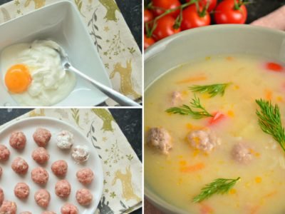 Болгарский суп с фрикадельками «Чорба-топчета»