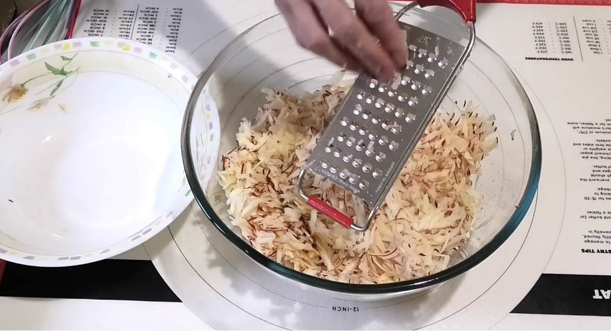 тертые яблоки