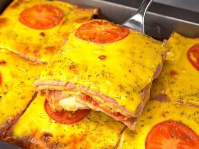 Большой горячий бутерброд для всей семьи