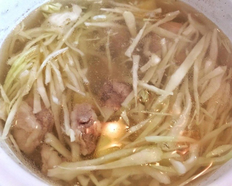 борщ из двух видов мяса