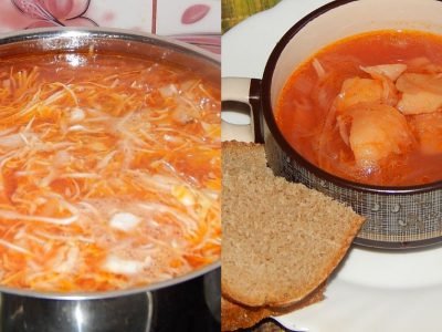 Борщ с мясом