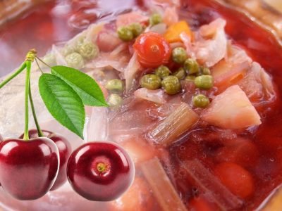 Молодой борщ с вишней: кременчугский рецепт