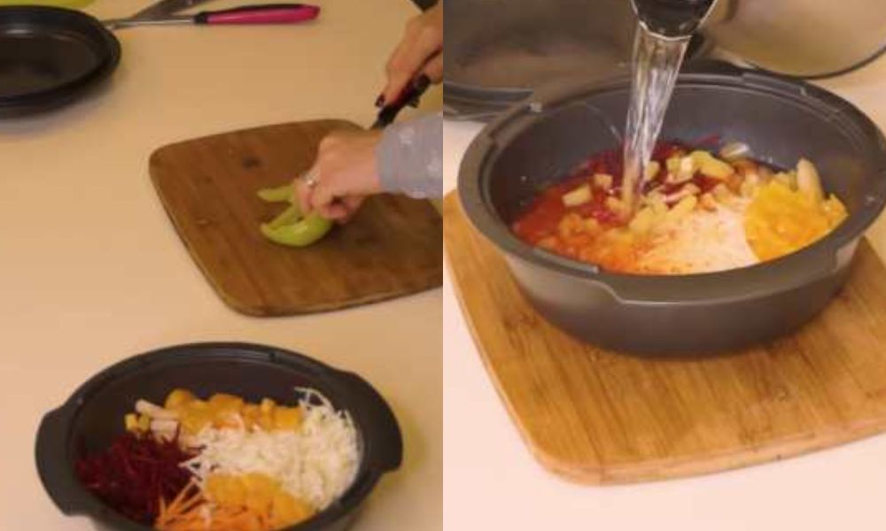 борщ в микроволновке