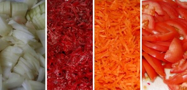 Борщевая заправка со свеклой