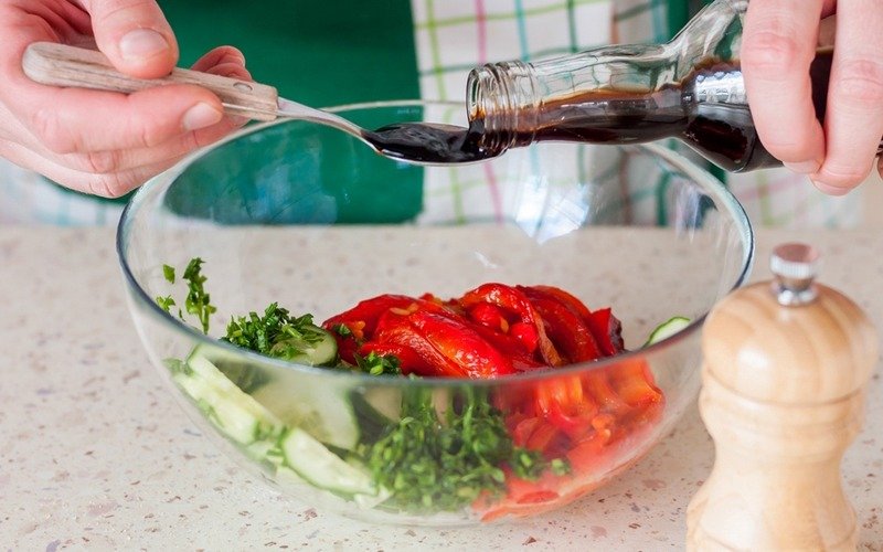 салат с перцем