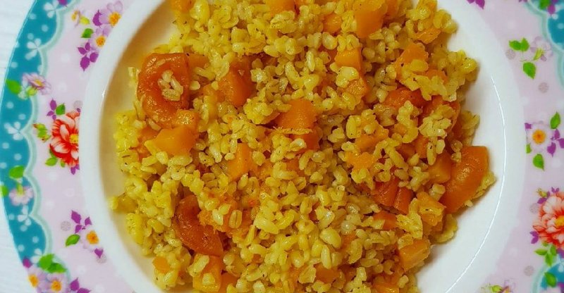 булгур с тыквой