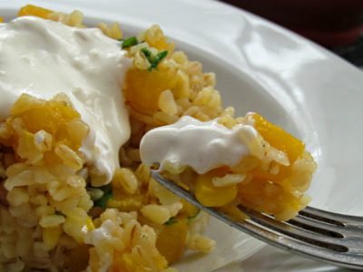 Булгур с тыквой